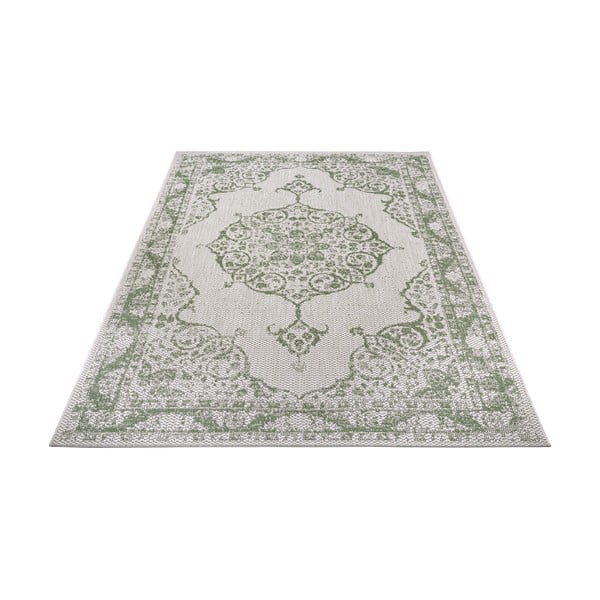 Зелен и бежов килим на открито Oslo, 80 x 150 cm - Ragami-image-2