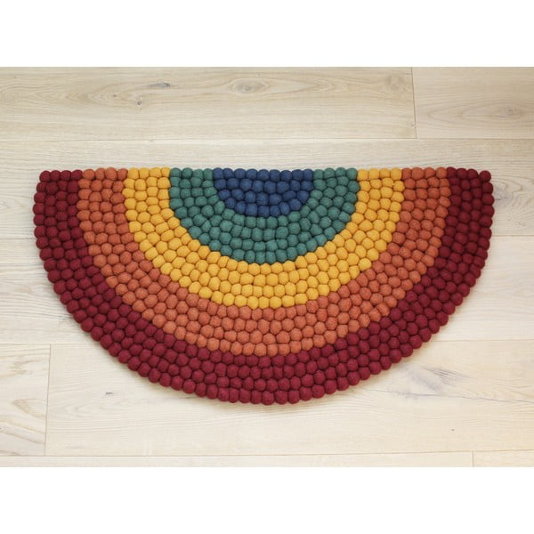 Детски вълнен килим Ball Rugs Multi Rainbow - Wooldot