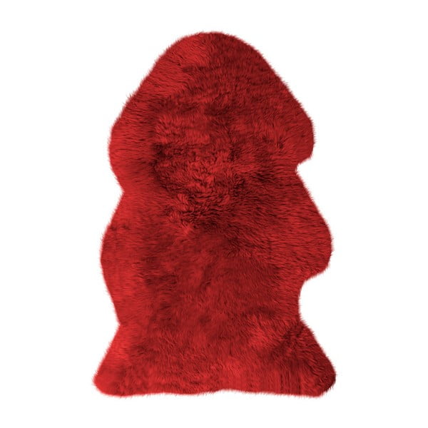 Червена овча кожа Mouton, 110 x 80 cm - Pipsa