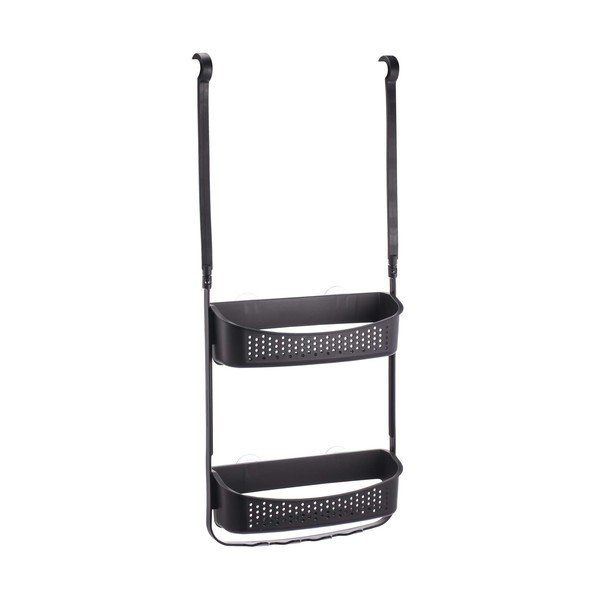 Матово черно висящ пластмасов рафт за баня Vesper – douceur d'intérieur-image-3