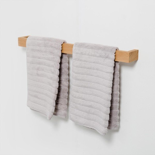 Стенна поставка за кърпи от дъбова дървесина Slimline - Wireworks-image-1
