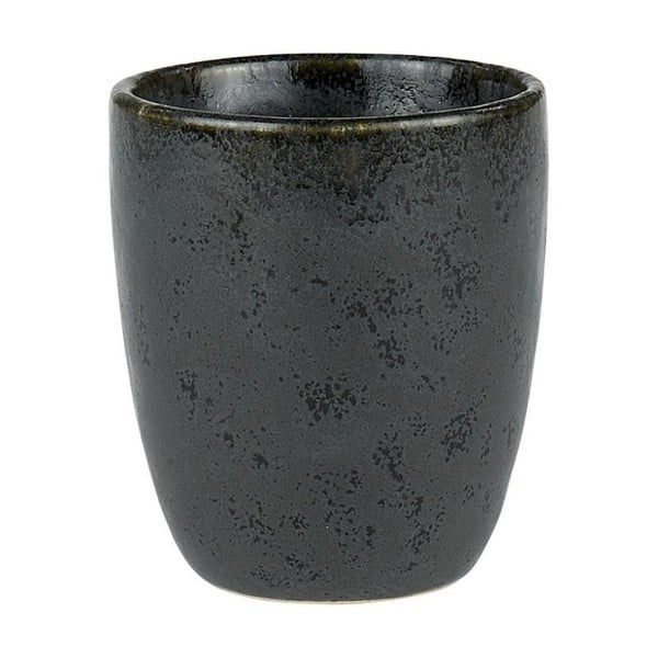 Черна каменна чаша за еспресо без дръжка Mensa Stentøj - Bitz