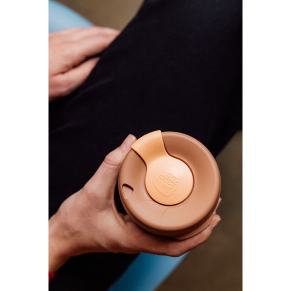 Розова/кафява чаша за път 340 ml Brew Frappe M – KeepCup-image-1