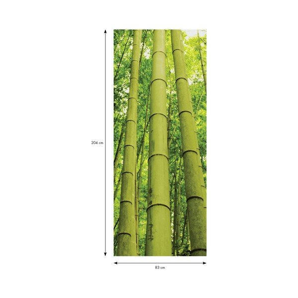 Adhezivní samolepka na dveře Ambiance Bamboo-image-2