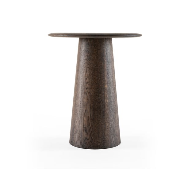 Кръгла странична масичка от масивен дъб ø 40 cm Mushroom – Gazzda-image-4