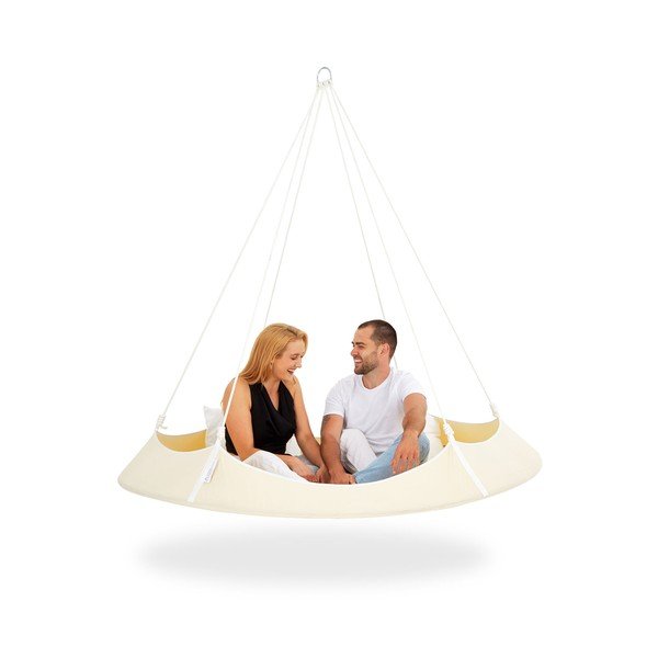Кремава градинска люлка - Hangout Pod-image-2