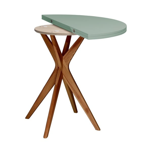 Кръгла сгъваема трапезна маса 45x90 cm Jubi – Ragaba-image-3