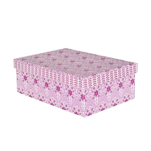 Krabice Pudelka 34x26 cm, fialová