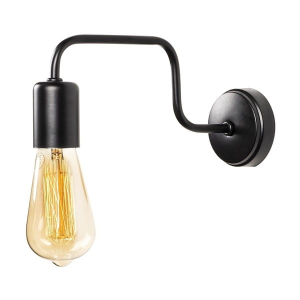 Черна метална стенна лампа Opviq lights Isidora - Opviq lights-image-2