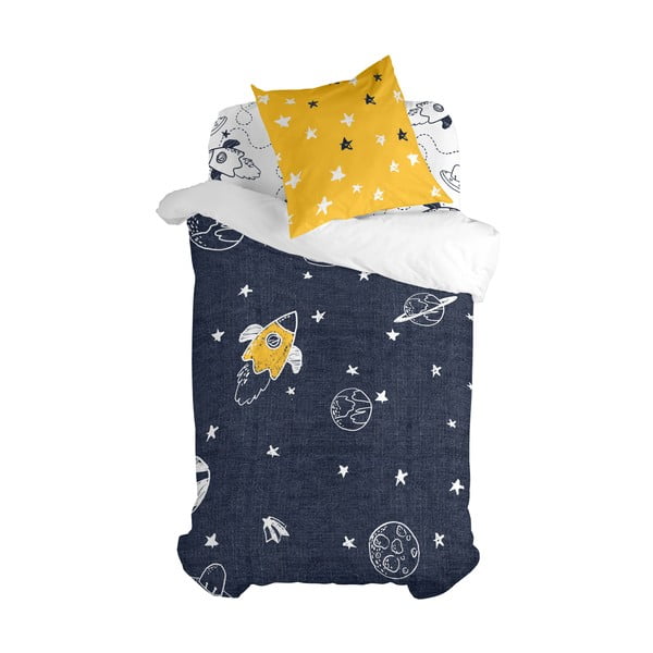 Детско памучно спално бельо за единично легло , 140 x 200 cm Starspace - Mr. Fox