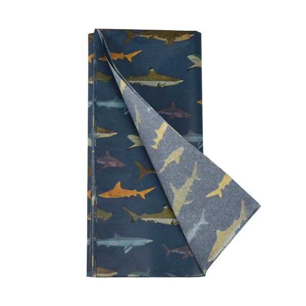 Хартиени салфетки в комплект от 10 бр. Sharks - Rex London-image-1