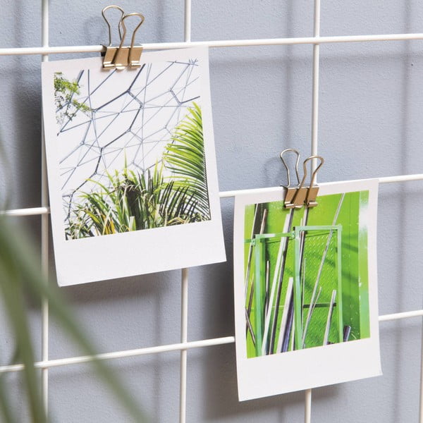 Бяла метална дъска за напомняне, 50 x 70 cm - Evila Originals-image-1