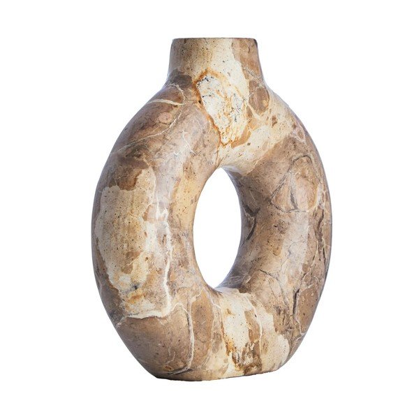 Кафява мраморна ваза (височина 20 cm) Santino – Premier Housewares-image-4