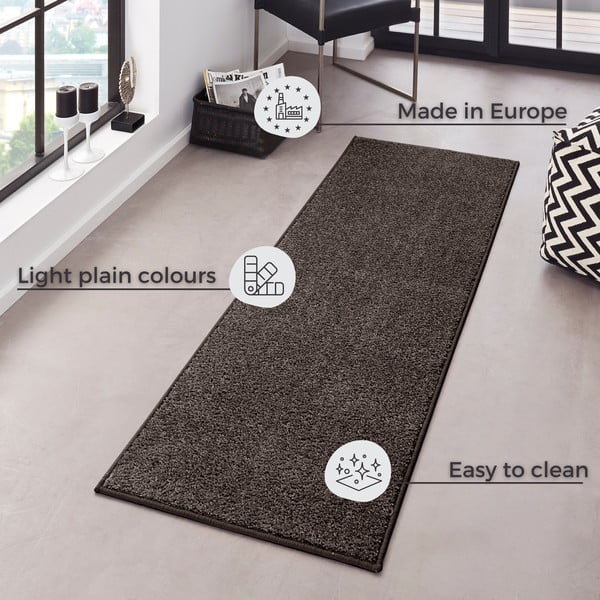 Антрацитна пътека , 80 x 200 cm Pure - Hanse Home-image-4