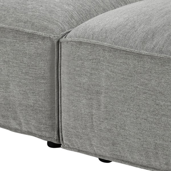 Светлосив модулен стол за отдих, ляв ъгъл Fairfield - Bonami Selection-image-1