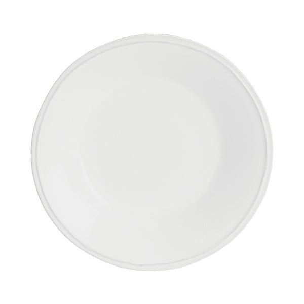 Bílý kameninový polévkový talíř Costa Nova Friso, ⌀ 26 cm