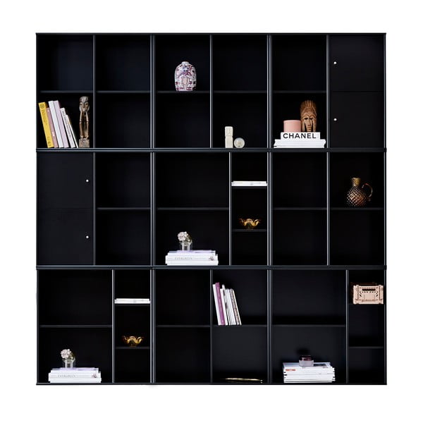 Черна стена за книги Hammel Mistral Kubus - Hammel Furniture