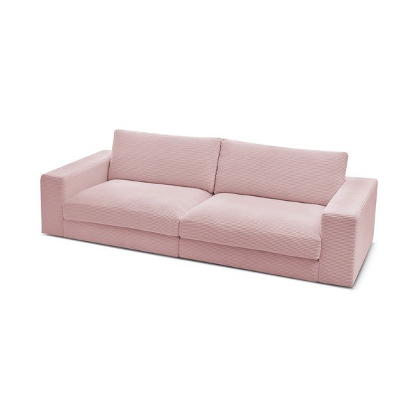 Розов диван от рипсено кадифе 274 cm Leonard – Bobochic Paris-image-4