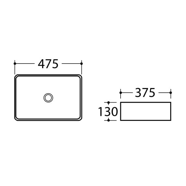 Бежова керамична мивка 47,5x37,5 cm Dalma – Sapho-image-4