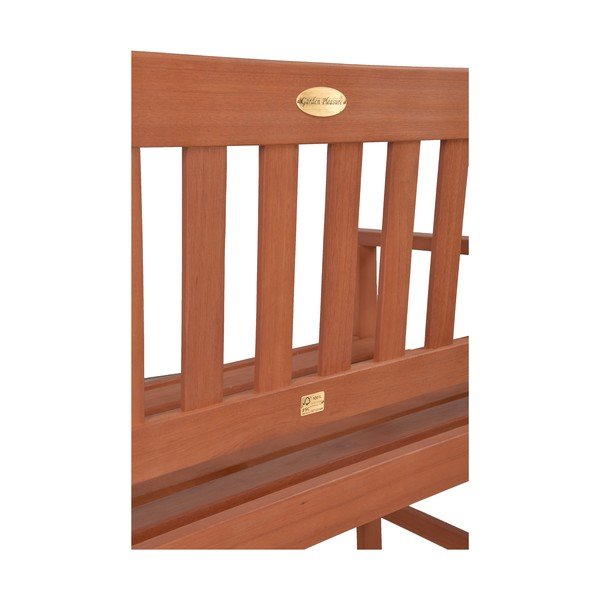 Кафява градинска пейка от масивно дърво Promotion – Garden Pleasure-image-3