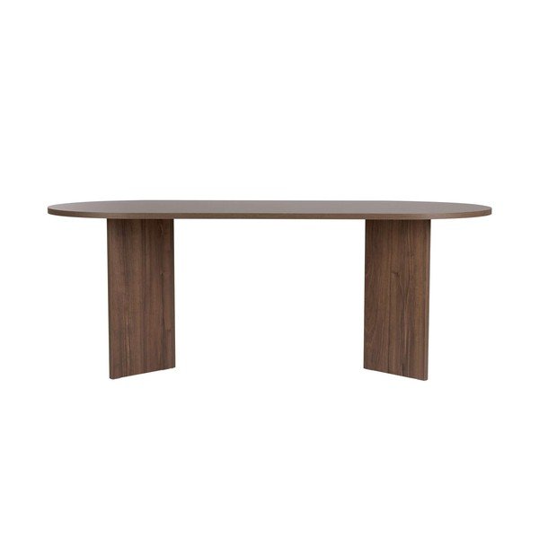 Трапезна маса с орехов декор 90x200 cm Sabella – Kalune Design