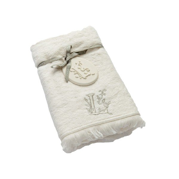 Osuška s monogramem L, 50x90 cm