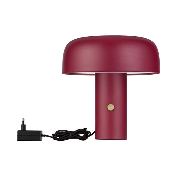 Бордо метална LED затъмняваща се настолна лампа (височина 31 cm) Noelia – Nova Luce