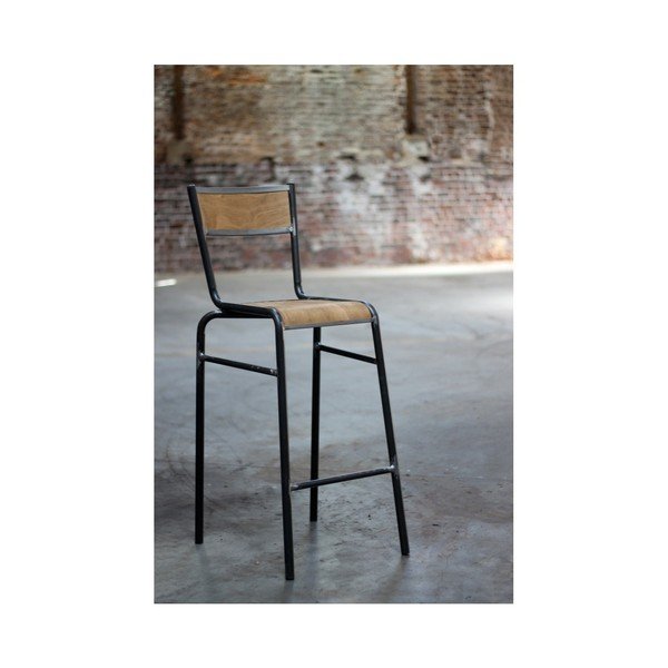 Комплект от 2 бар стола с черни крака Pilot - Red Cartel-image-2