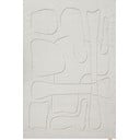 Светлосив вълнен килим 133x190 cm Morphic – Agnella