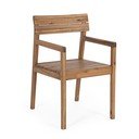 Градински стол от масивно дърво в естествен цвят Rodano – Bizzotto