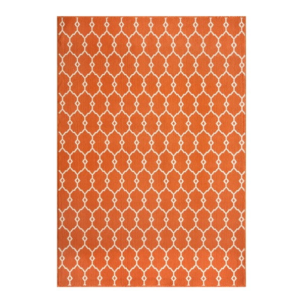 Oranžový koberec Nourison Baja Cuzco, 170 x 119 cm
