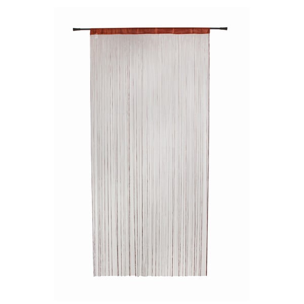 Кафява завеса за врата 100x200 cm String - Mendola Fabrics