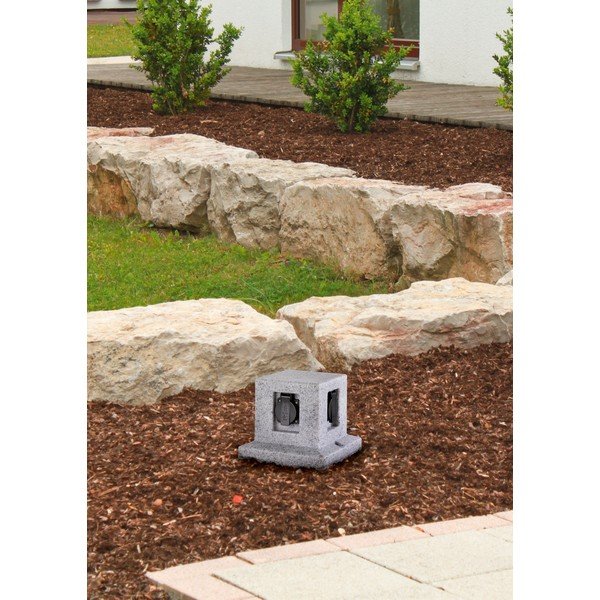 Външно осветително тяло (височина 17 cm) Garden socket – Trio-image-1