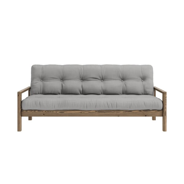 Сив разтегателен диван 205 cm Knob - Karup Design