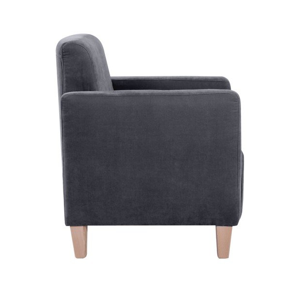 Antracitové křeslo Max Winzer Milla Velor-image-3