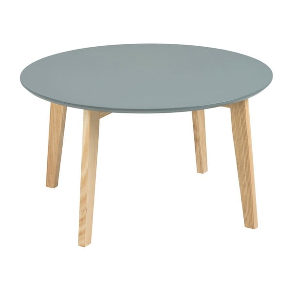 Šedý konferenční stolek Actona Molina, ⌀ 80 cm
