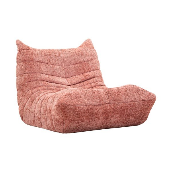 Розов пуф от прежда с примки от букле Mask – Mauro Ferretti