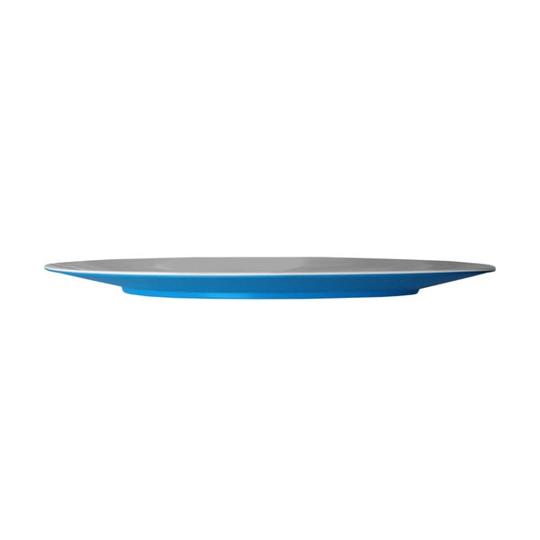 Modrý servírovací talíř Entity, 35.5 cm