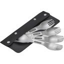 Вилици в комплект 4 бр. от неръждаема стомана в сребрист цвят Spork – Black + Blum