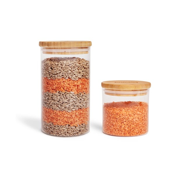 Стъклени кутии в комплект 2 бр. за храна – Bonami Essentials