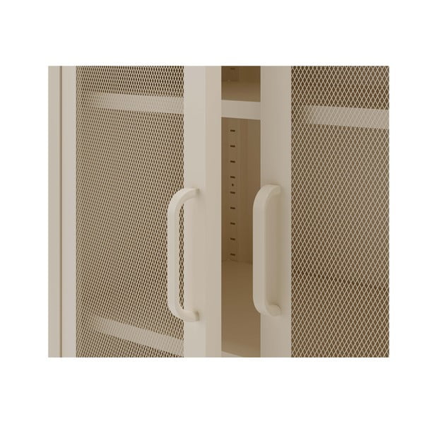 Кремаво шкафче 80x170 cm Diora – Marckeric-image-4