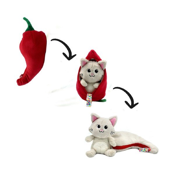 Плюшена играчка Flipetz 2in1 Spicet – Les Deglingos
