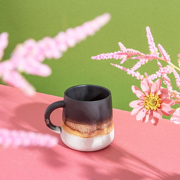 Черна глинена чаша 360 ml Mojave – Sass & Belle-image-2