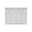 Бял нисък детски скрин от борова дървесина 110x80 cm Max - Marckeric