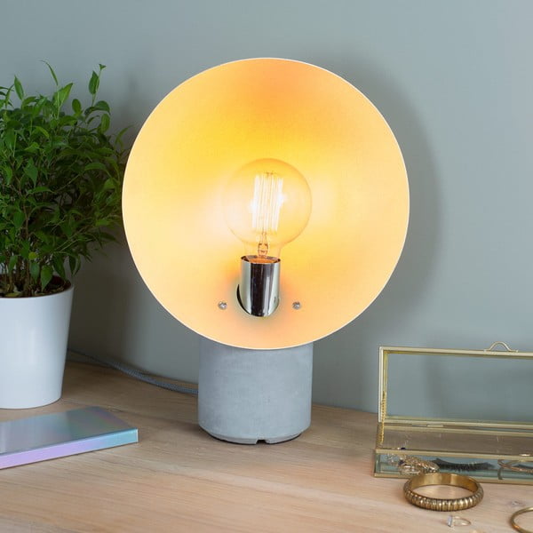 Настолна лампа с циментова основа Gatsby Reflective Lamp - Le Studio