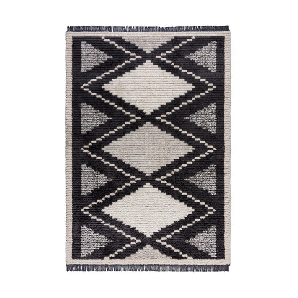 Сив килим 230x160 cm Domino Zaid Berber - Flair Rugs