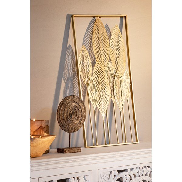 Метална декорация за стена 52,5x95 cm Adhira – Bizzotto-image-2