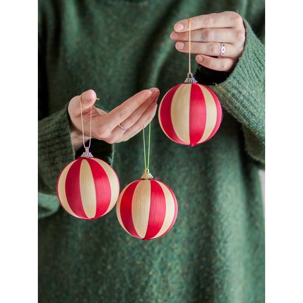 Коледни топки в комплект от 3 бр. ø 8 cm Wynn – Bloomingville-image-2