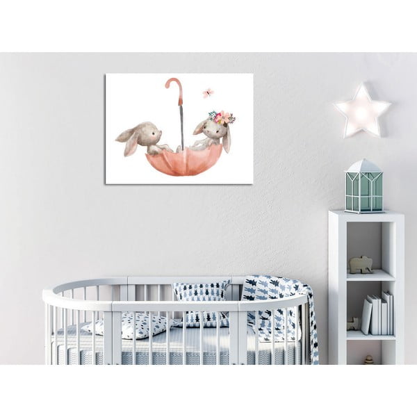 Детска картина 40x30 cm Bunnies - Wallity-image-2