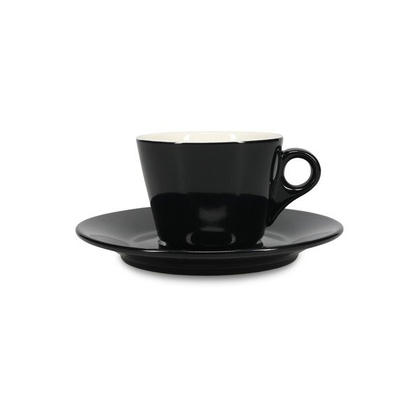Черна порцеланова чинийка ø 15,5 cm Barista – BonBistro-image-2
